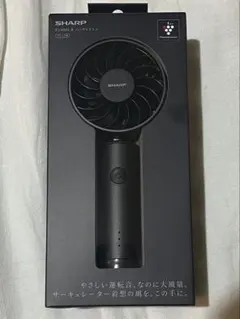 SHARP PJ-HS01-B プラズマクラスター ハンディファン ブラック系