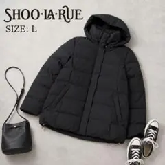 SHOO-LA-RUE カナダダックダウン L ブラック フード着脱可　冬のサムネイル