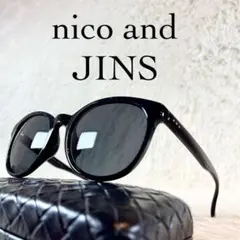 極美品　niko and×JINS　サングラス　ブラックレンズ・フレーム