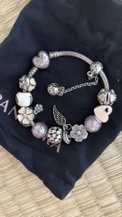 さくさく様専用」Pandora ブレスレット チャーム付き - メルカリ