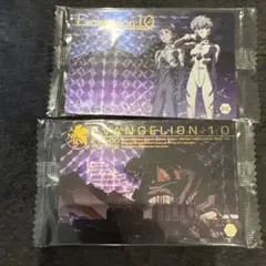 エヴァンゲリオン　ウエハースカード　シンジ　レイ