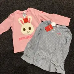 新品タグ付★ミキハウス★110 2枚SET