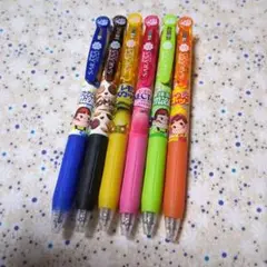 【未使用】サラサクリップ×不二家ペコちゃん香りつき　8色セット 不二家、ゼブラ／「サラサクリップ×不二家」コラボボールペン