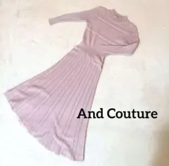 And Couture　ニットワンピース　ピンク　Aライン[超美品]