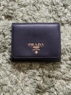 PRADAヴィッテロ グレインレザースモールウォレット 3つ折りのサムネイル