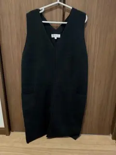 ROPÉ PICNIC 黒 Vネック ワンピース 140