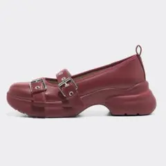 GU rokh メリージェーンシューズ 厚底 赤 Lサイズ