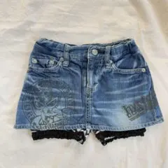 【HYSTERICMINI】ヒスミニ デニム ミニスカート 120cm スカート