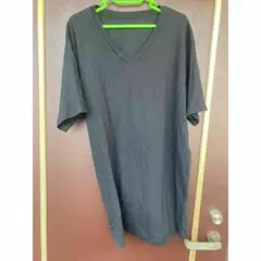 xxl 341-172335 ユニクロ　黒　Vネック　Tシャツ