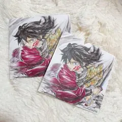 鬼滅の刃 入場者特典 第15弾 冨岡義勇バースデー複製色紙 映画特典2枚