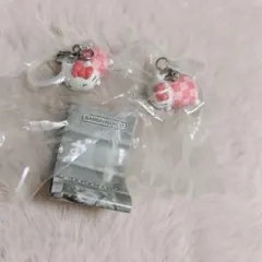 さんりおきゃらくたぁず お手玉めじるしアクセサリー キティ 2点セット