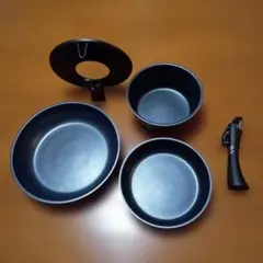 新品、未使用。アテーナライフ 取っ手がとれる鍋フライパン5点セットのサムネイル