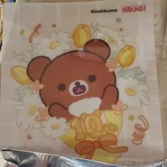 ラウンドワン リラックマ コラボ B4ビジュアルマット キイロイトリ