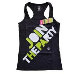 未使用 ZUMBA ズンバ タンクトップ XS ブラック 正規品 タグ付