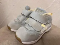 ASICS ベビーシューズ 水色/イエロー　すくすく　スクスク 14.5cm