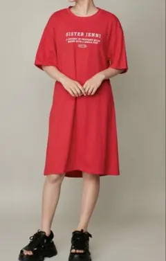 SISTER JENNI 半袖ワンピース レッドのサムネイル