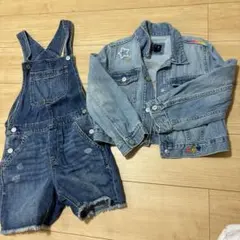 gapデニムジャケット&オーバーオール140cm