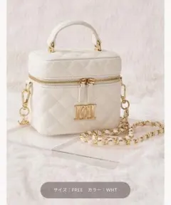 Darich 【ゴールドパーツ】キルティングスクエアミニバッグ