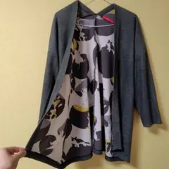 graniph カーディガン 猫柄