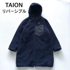 02243-12 TAION NOLLY'S リバーシブダウンコート　ボアコート