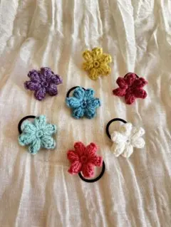 キッズヘアゴム　ヘアゴム　お花ゴム　ゴム