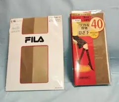 FILAハニーブラウン L-LL / 40デニール ひざ下ストッキング マイルド
