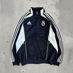 アディダス レアルマドリード 刺繍ロゴ トラックジャケット 90s L