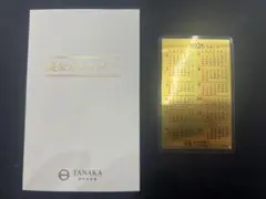 田中貴金属　 純金カレンダー ゴールド K24 1グラム　レア　1994年 田中貴金属 純金カレンダー ゴールド K24 1グラム レア 1994年 - メルカリ