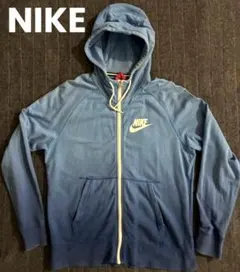 ナイキ　NIKE グラデーション　ジップパーカー　フーディ　赤タグ　プリントロゴ