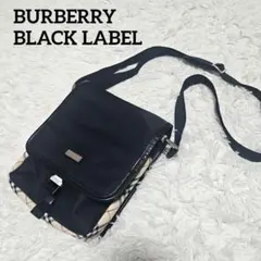 美品 BURBERRY BLACK LABEL ショルダーバッグ ノバチェック
