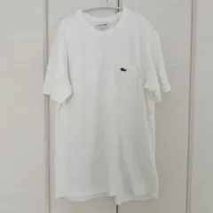 先着順❗️LACOSTE ホワイト ポケット付き Tシャツ
