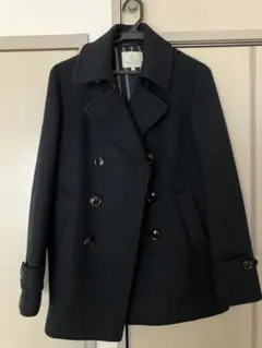 BEAUTY&YOUTH ネイビー ダブルブレストコート Lサイズ Pコート
