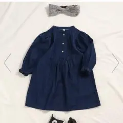 アプレレクール　まいにちワンピース（デニム）120cm