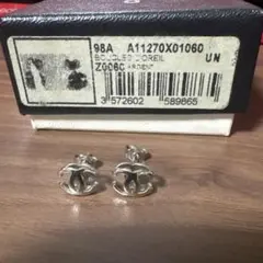 CHANEL シャネル ココマーク ピアス シルバー ヴィンテージ 98A - メルカリ