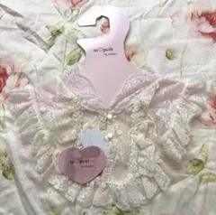 新品タグ付き★しまむら青木美沙子コラボ　ヨーク風レースつけ襟