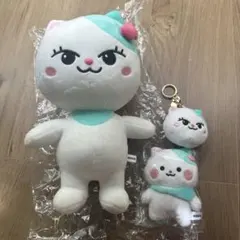 Niziu ルキャ　マユカ　ぬいぐるみ　チャーム　キーホルダー