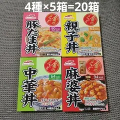 金のどんぶり　中華丼・親子丼・豚たま丼　麻婆丼　詰め合わせセットのサムネイル