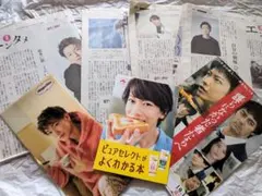 佐藤健　読売新聞インタビュー四回分　おまけ　クリアファイルメニュブックフライヤー