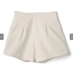 GRL タックハイウエストショートパンツ[at1744] アイボリー