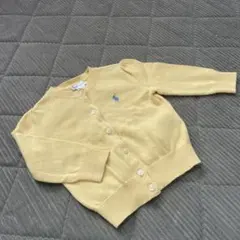 Ralph Lauren 12M イエローカーディガン