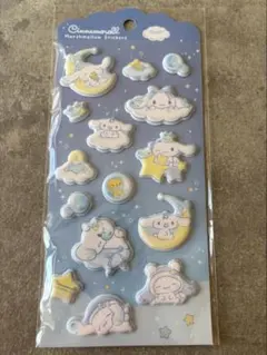 【シナモンロール】マシュマロステッカー ぷっくりシール