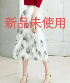 【新品タグ付】MISCH MASCH 水彩グラデーションフラワースカート S