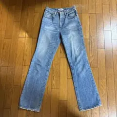 MOUSSY ブーツカットデニム ライトブルー