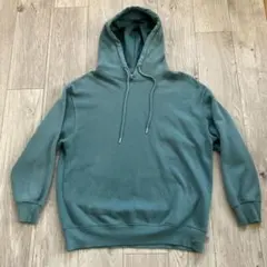 【割】 GU フード付きパーカー グリーン