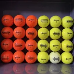 Srixon AD SPEED オレンジ/イエロー ロストボール 24個