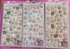 国内正規品　ふわふわドロップシール　ボンボンドロップシール　3枚セット