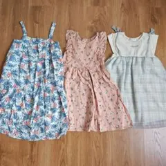 美品☆　130　ユニクロ　ワンピース　チュール　ポールアンドジョー　３枚セット