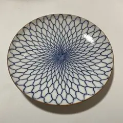 昭和レトロ　編み目柄　銘々皿　5枚