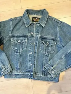 ハーレーダビッドソンGジャン デニムジャケット ワッペン ロゴM 星条旗