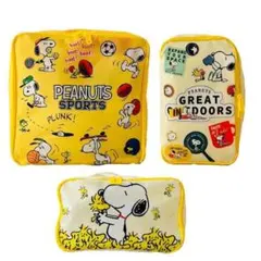 新品未使用　スヌーピー ポーチ 3点セット スポーツ アウトドア　 SNOOPY